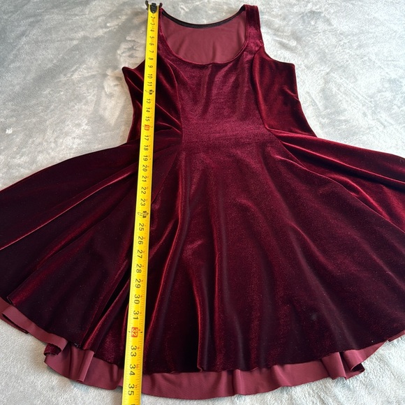 NWOT Blackmilk Velvet Mulled Wine Evil Skater Dress Size Medium-Large - Picture 15 of 15